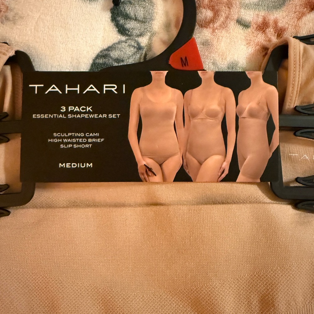 Tahari Essential Shapewear Set - Nude